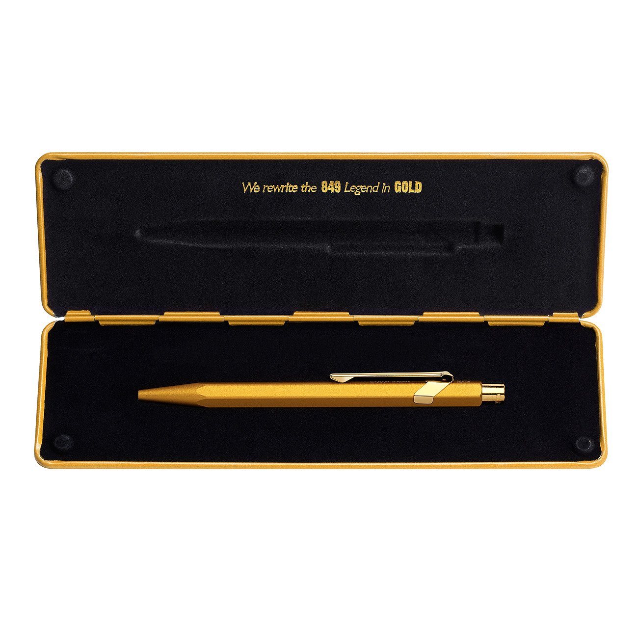 Caran d'Ache Goldbar Ballpoint Pen with Holder Ball Point Pen Caran d'Ache 