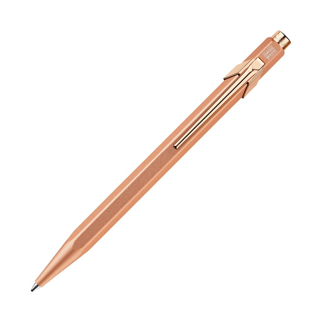 Caran d'Ache Brut Rosé Ballpoint Pen with Holder Ball Point Pen Caran d'Ache 