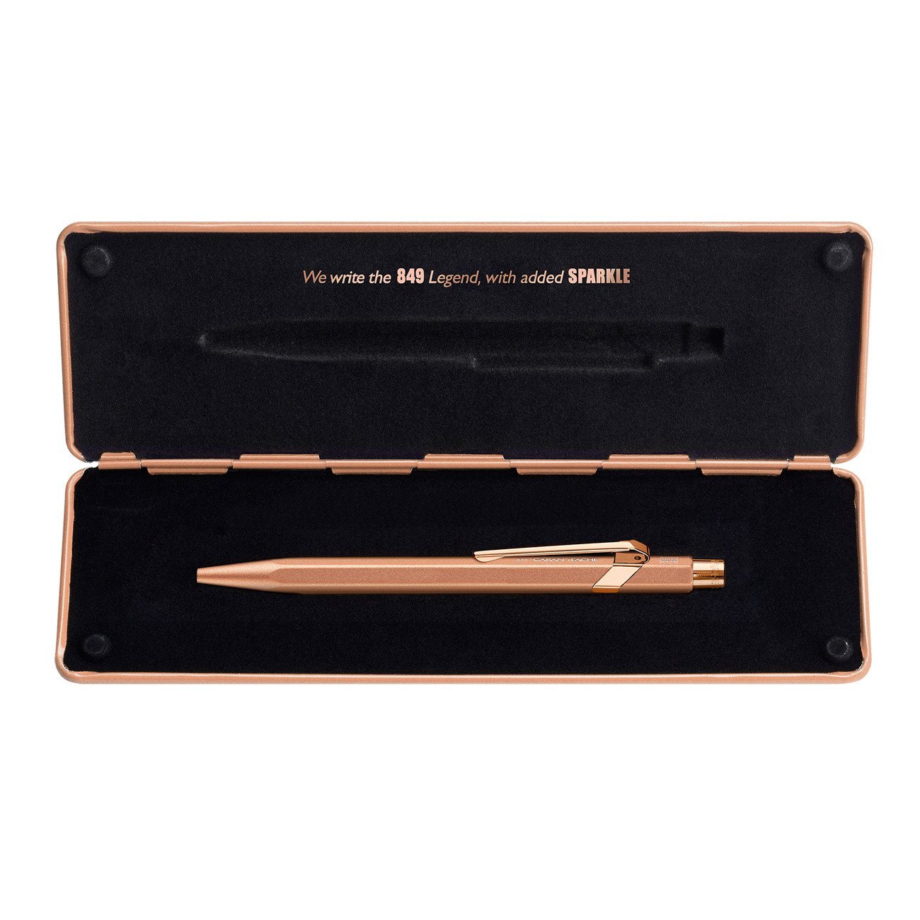 Caran d'Ache Brut Rosé Ballpoint Pen with Holder Ball Point Pen Caran d'Ache 