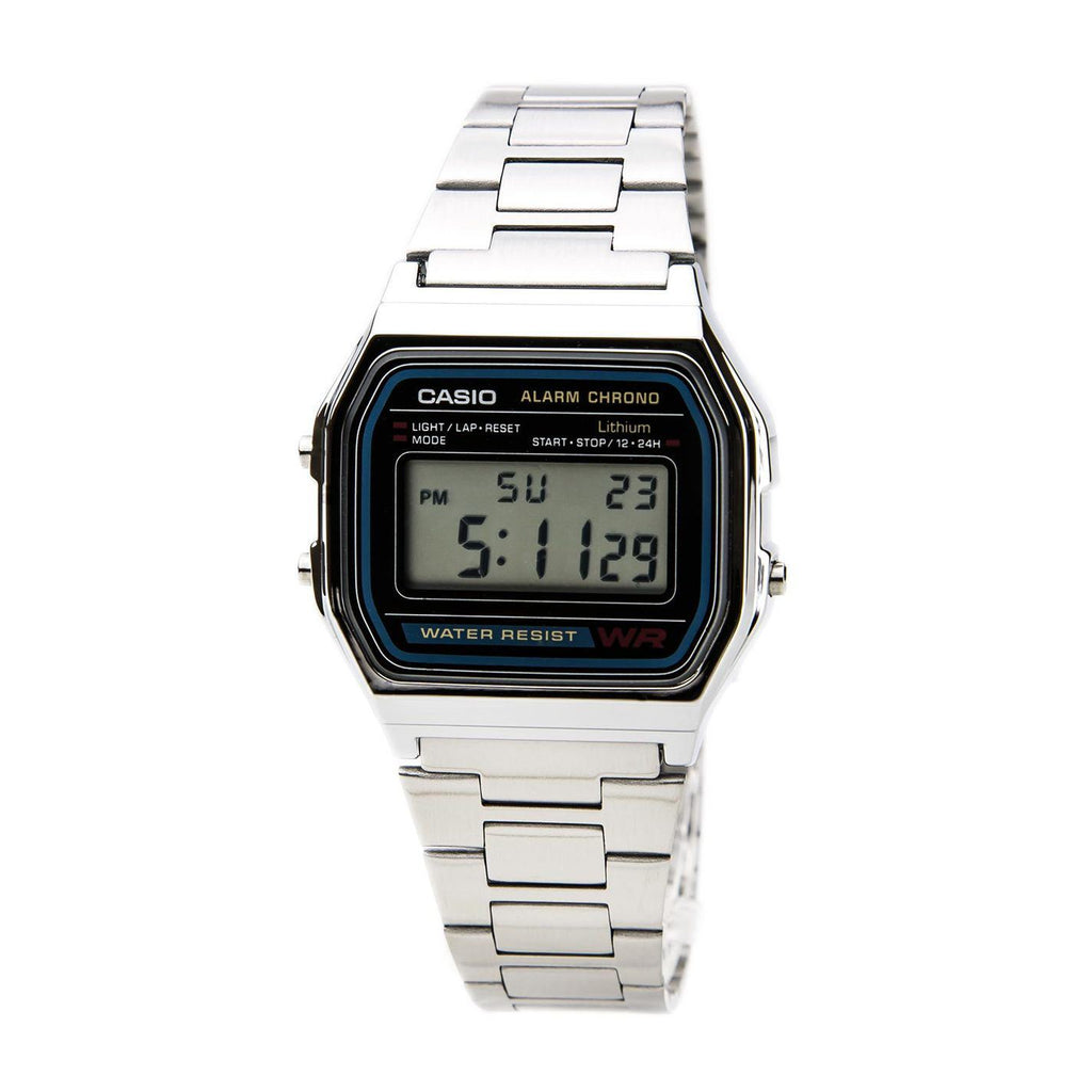 CASIO Vintage A158W-1 Stainless Steel Digital Watch Watch Casio 