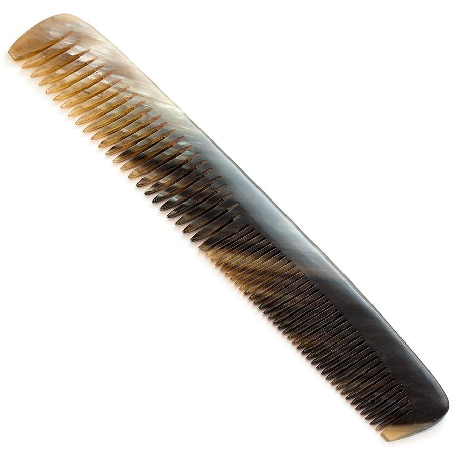 Abbeyhorn Ox Horn Double-Tooth 185mm Large Comb Comb Abbeyhorn 