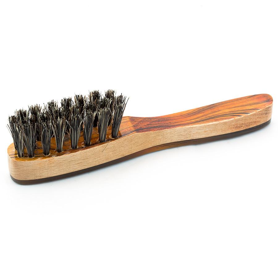 Abbeyhorn Wood, Bristle and Natural Horn Beard Brush Beard Brush Abbeyhorn 
