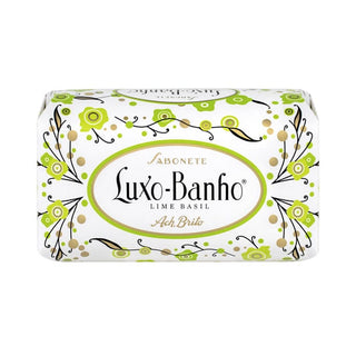 Ach Brito Luxo-Banho Soap Bar, Lime Basil body soap Ach Brito 