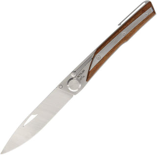 Actilam S4 Pocket Knife, Wood Handle Pocket Knife Roger Orfevre 