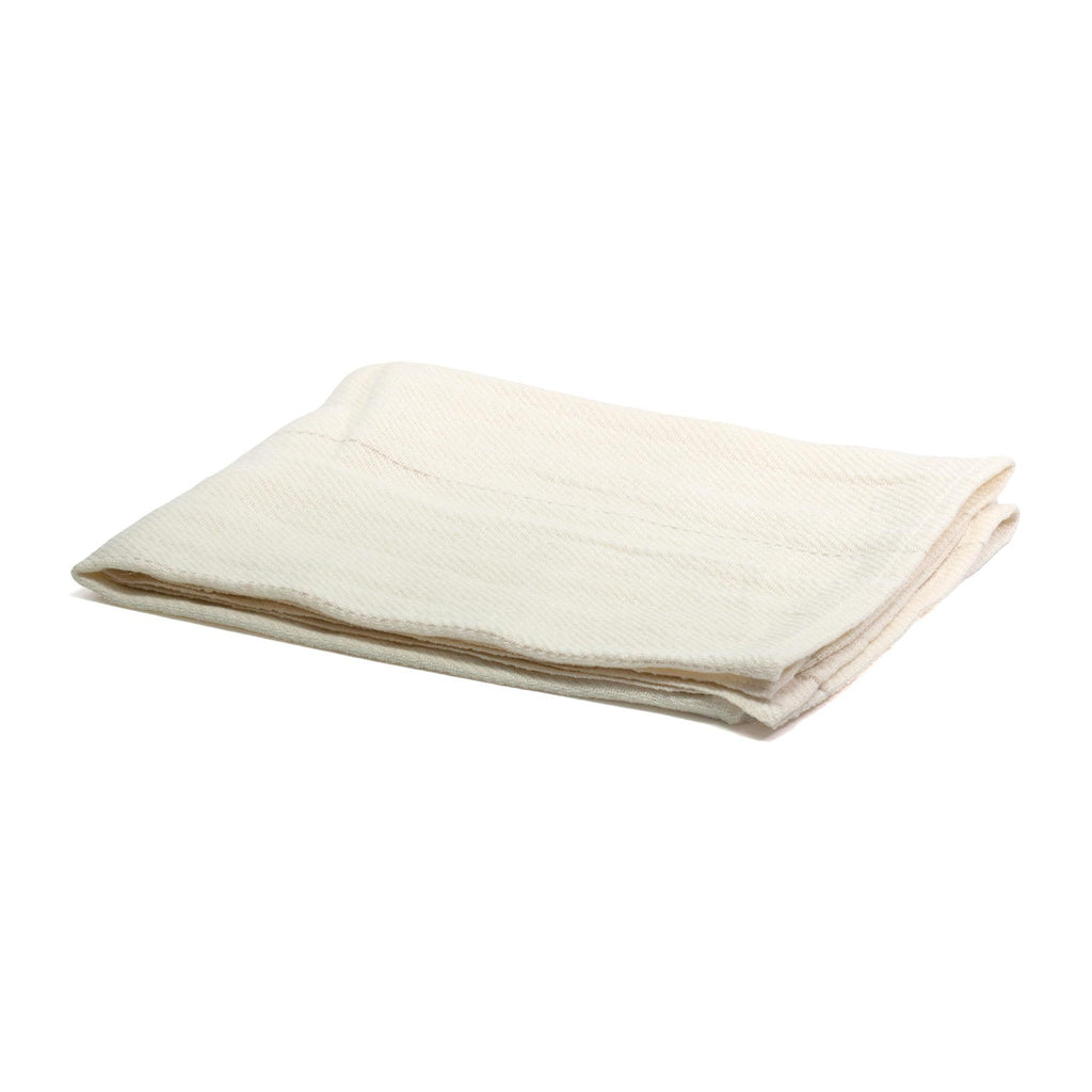 A Grupė Soft Linen Towel, Ivory with Grey Stripes Towel A Grupė Face Towel (50 x 73 cm) 