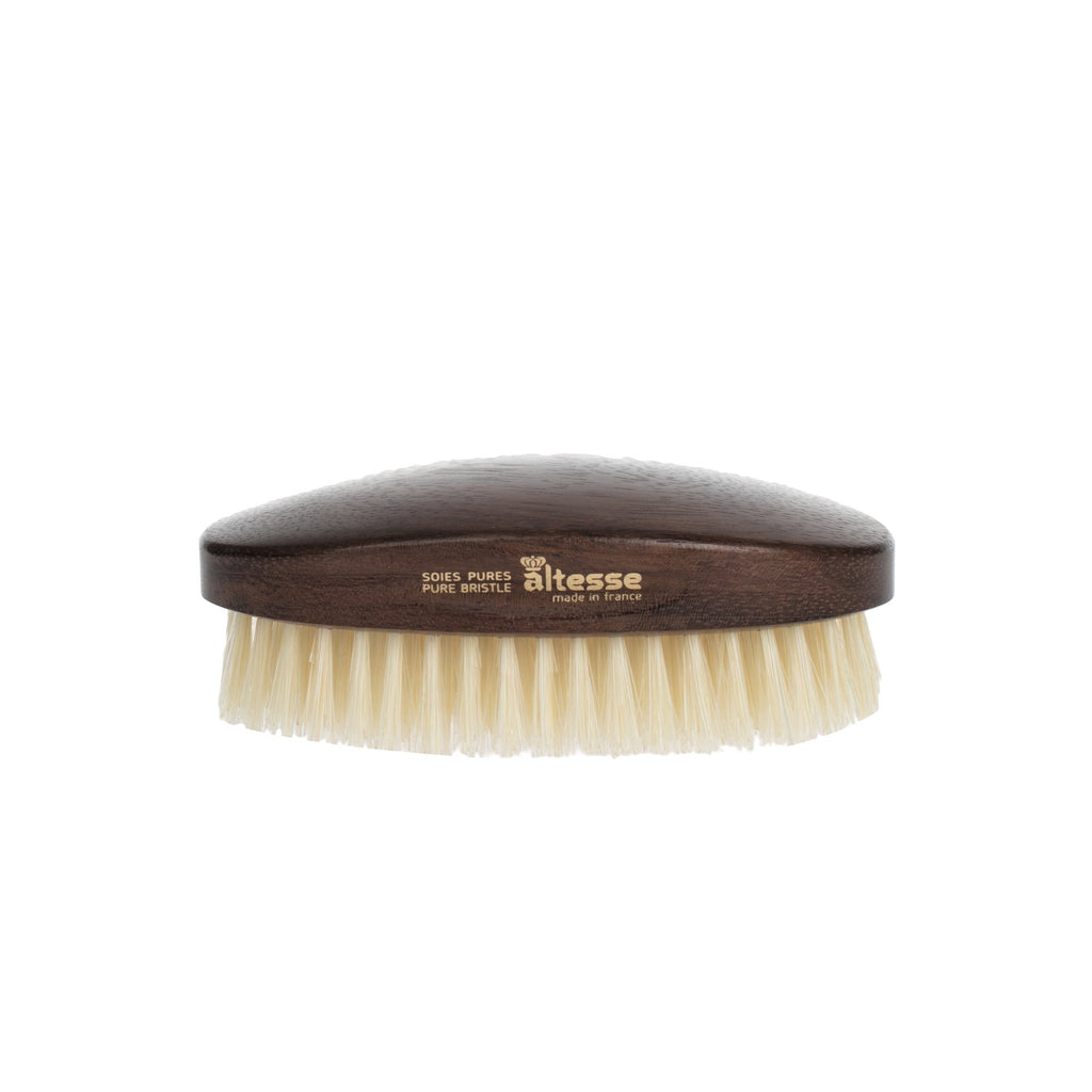 Altesse Military Hairbrush with Light or Dark Pure Bristles Hair Brush Altesse Light 