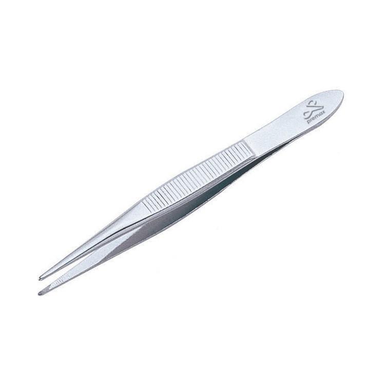 Premax Matte Chrome Fine Point Tweezers Tweezer Premax 