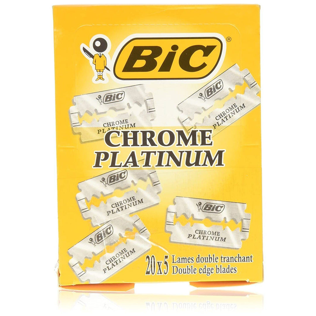 BIC Chrome Platinum Double-Edge Safety Razor Blades – Fendrihan Canada