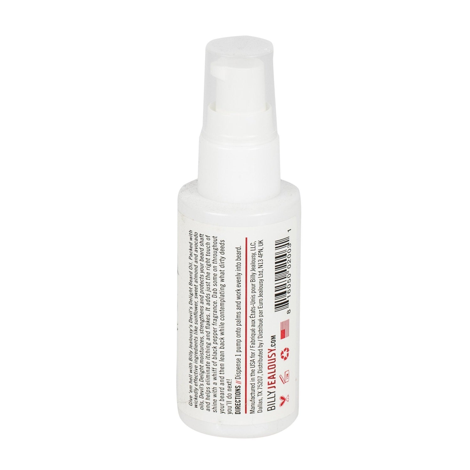 Billy Jealousy Devil's Delight Beard Oil Beard Oil Billy Jealousy 