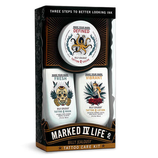Billy Jealousy Marked IV Life Tattoo Care Kit Tatoo Care Kit Billy Jealousy 