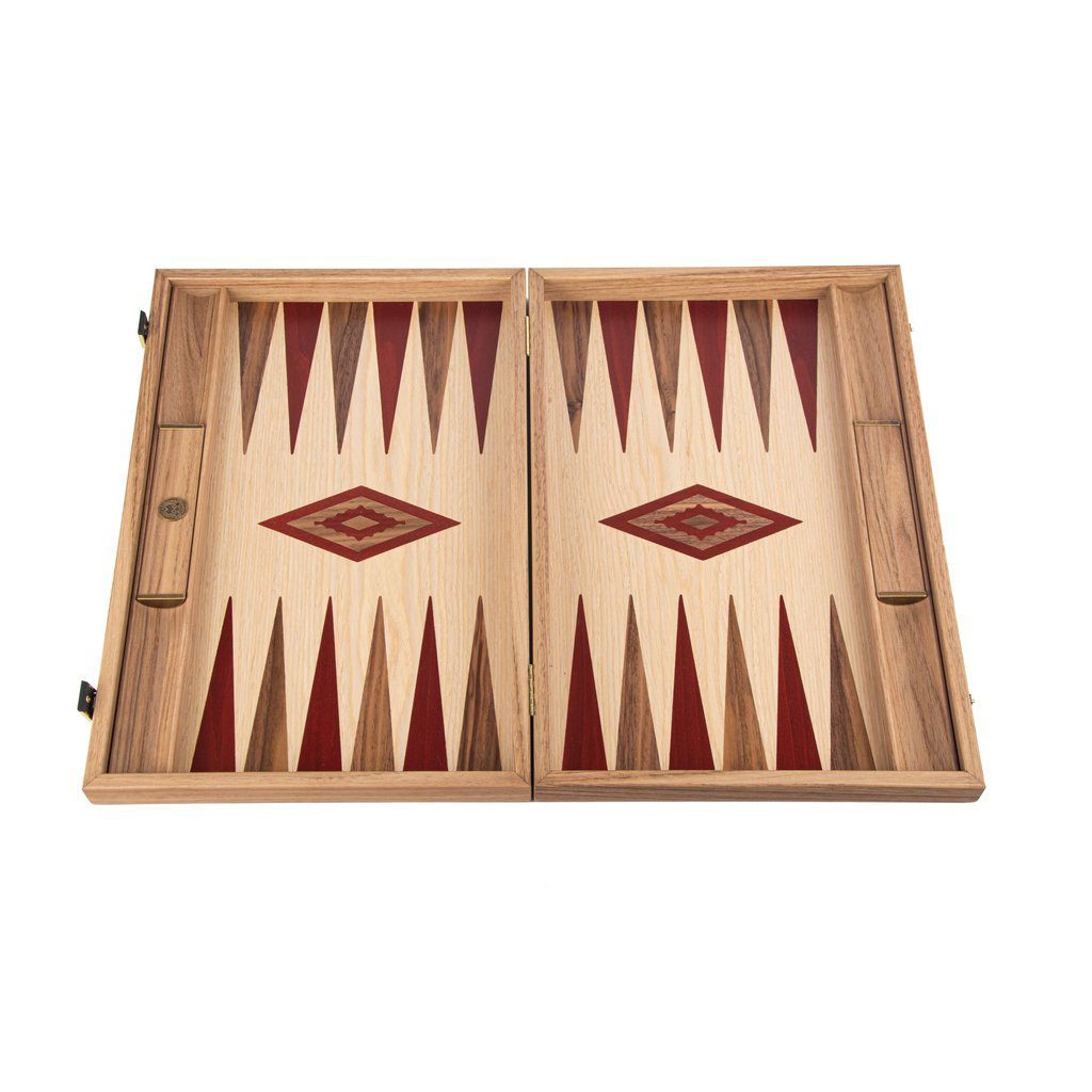 Manopoulos Handmade Classic Backgammon Set Board Game Manopoulos 