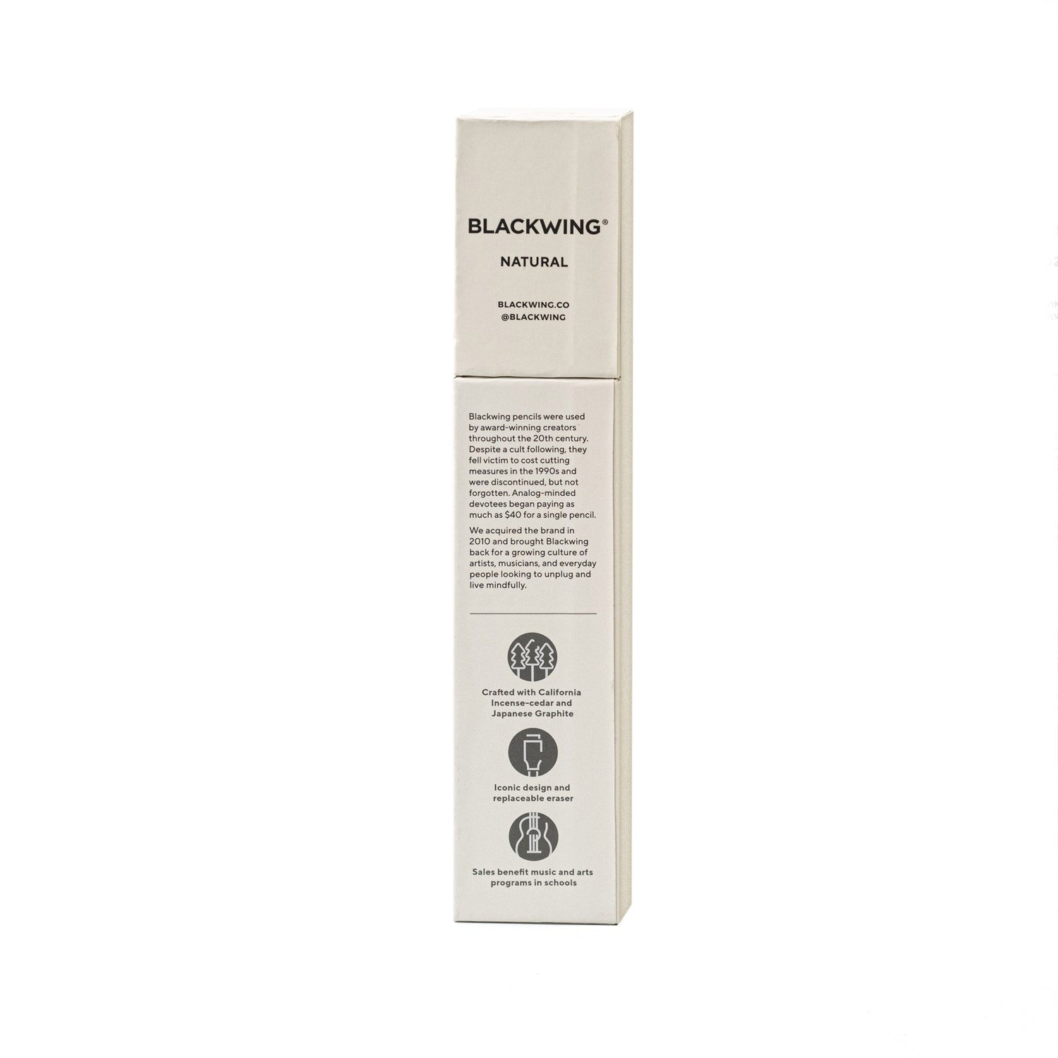 Blackwing Natural Pencil, Set of 12 Pencil Blackwing 