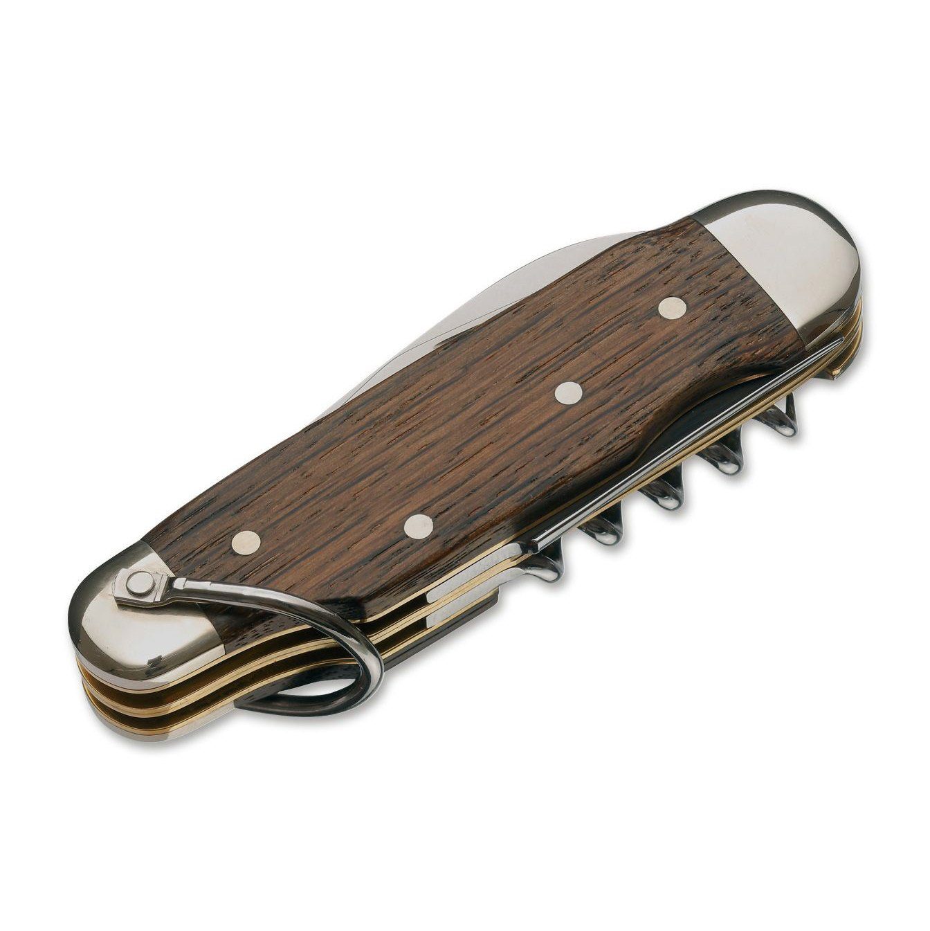Boker Camp Smoked Oak Wood Pocket Knife Pocket Knife Boker 