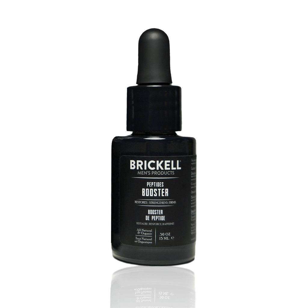 Brickell Protein Peptides Booster for Men Face Moisturizer and Toner Brickell 