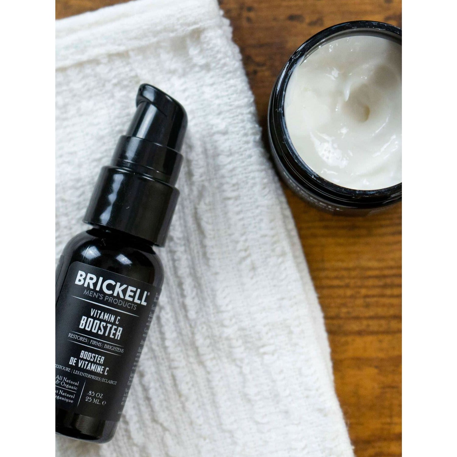Brickell Vitamin C Booster for Men Face Moisturizer and Toner Brickell 