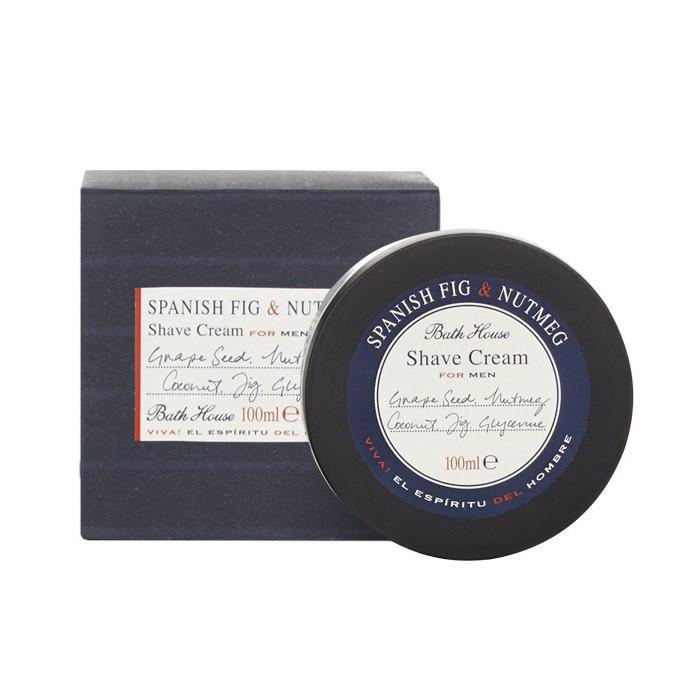Bath House Spanish Fig and Nutmeg Shave Cream — Fendrihan Canada
