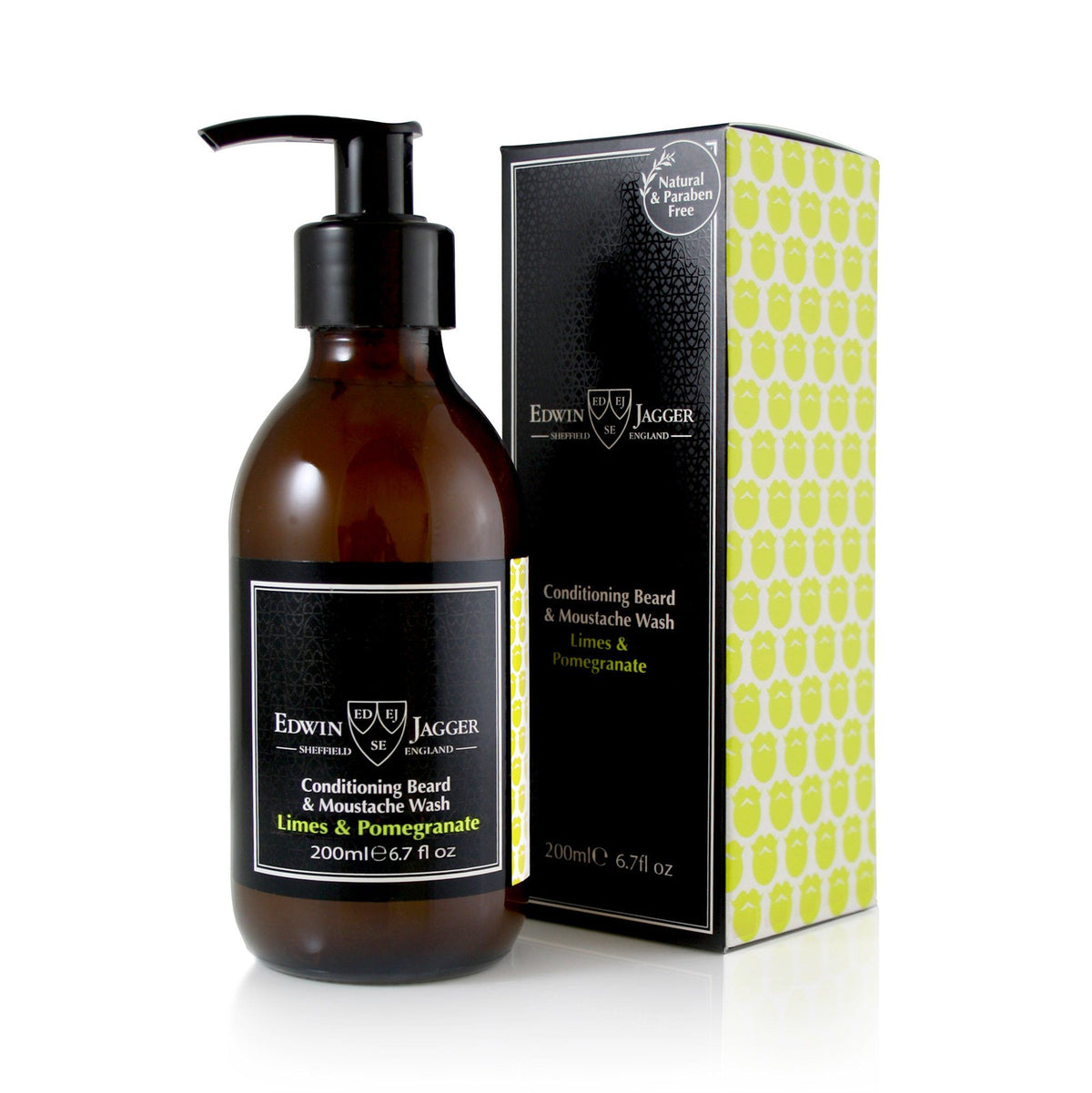 Edwin Jagger Conditioning Beard & Moustache Wash Beard Wash Edwin Jagger Limes & Pomegranate 