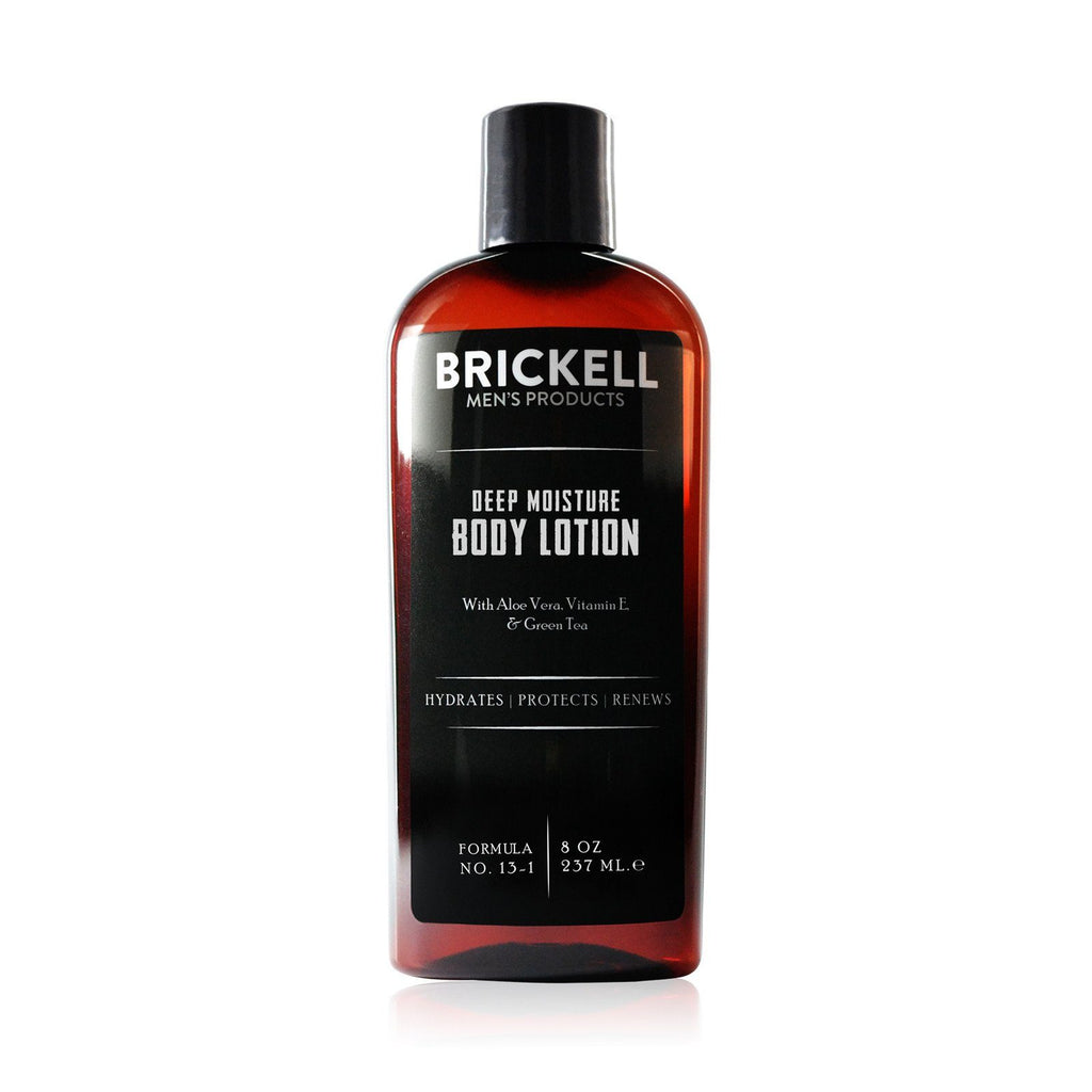 Brickell Deep Moisture Body Lotion Men's Grooming Cream Brickell 