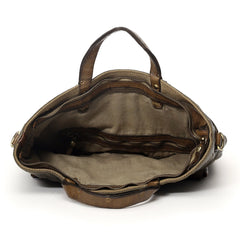 Campomaggi Vitrus Shopping Backpack, Teodorano Fabric and Leather Backpack Campomaggi 