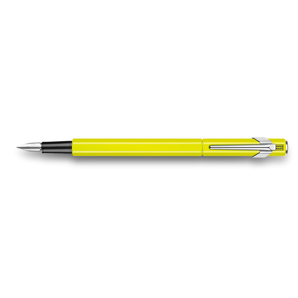 Caran d’Ache 849 Fountain Pen, Yellow Fluo Fountain Pen Caran d'Ache 