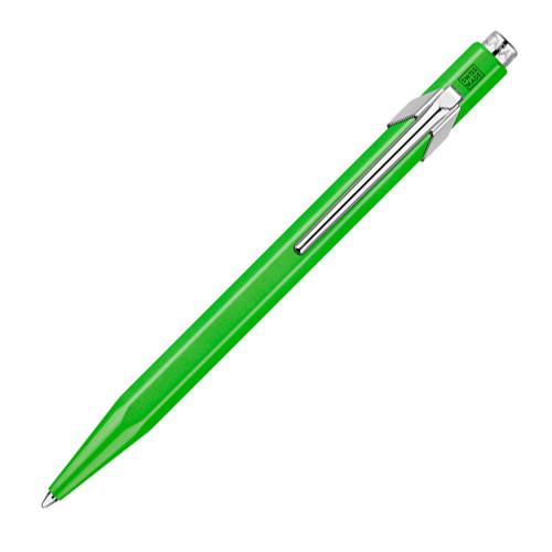 Caran d’Ache 849 POPLINE Ballpoint Pen, Green Fluo Ball Point Pen Caran d'Ache 