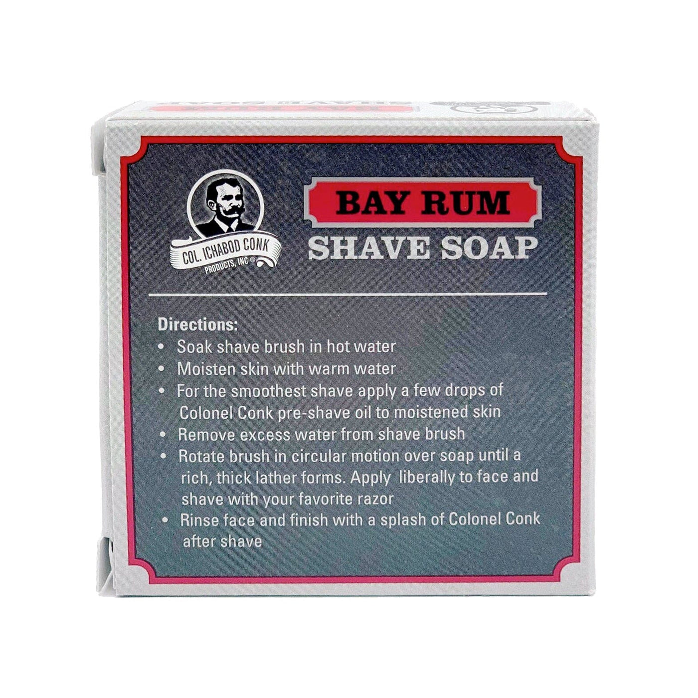 Col. Conk Bay Rum Shaving Soap, Large — Fendrihan Canada