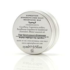 Captain Fawcett Expedition Strength Sandalwood Moustache Wax, Firm Hold Moustache Wax Captain Fawcett 
