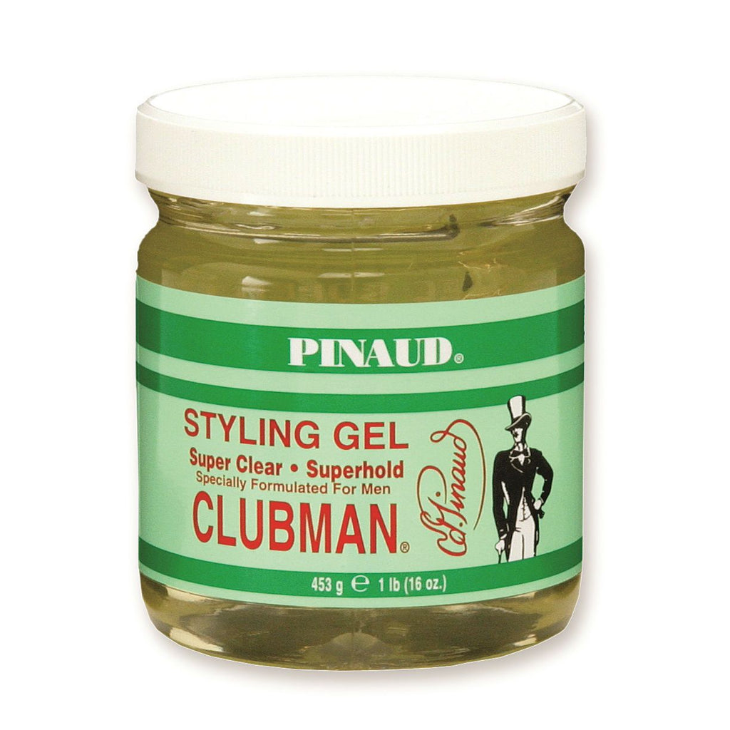 Clubman Pinaud Styling Gel Men's Grooming Cream Clubman Super Clear - Superhold 