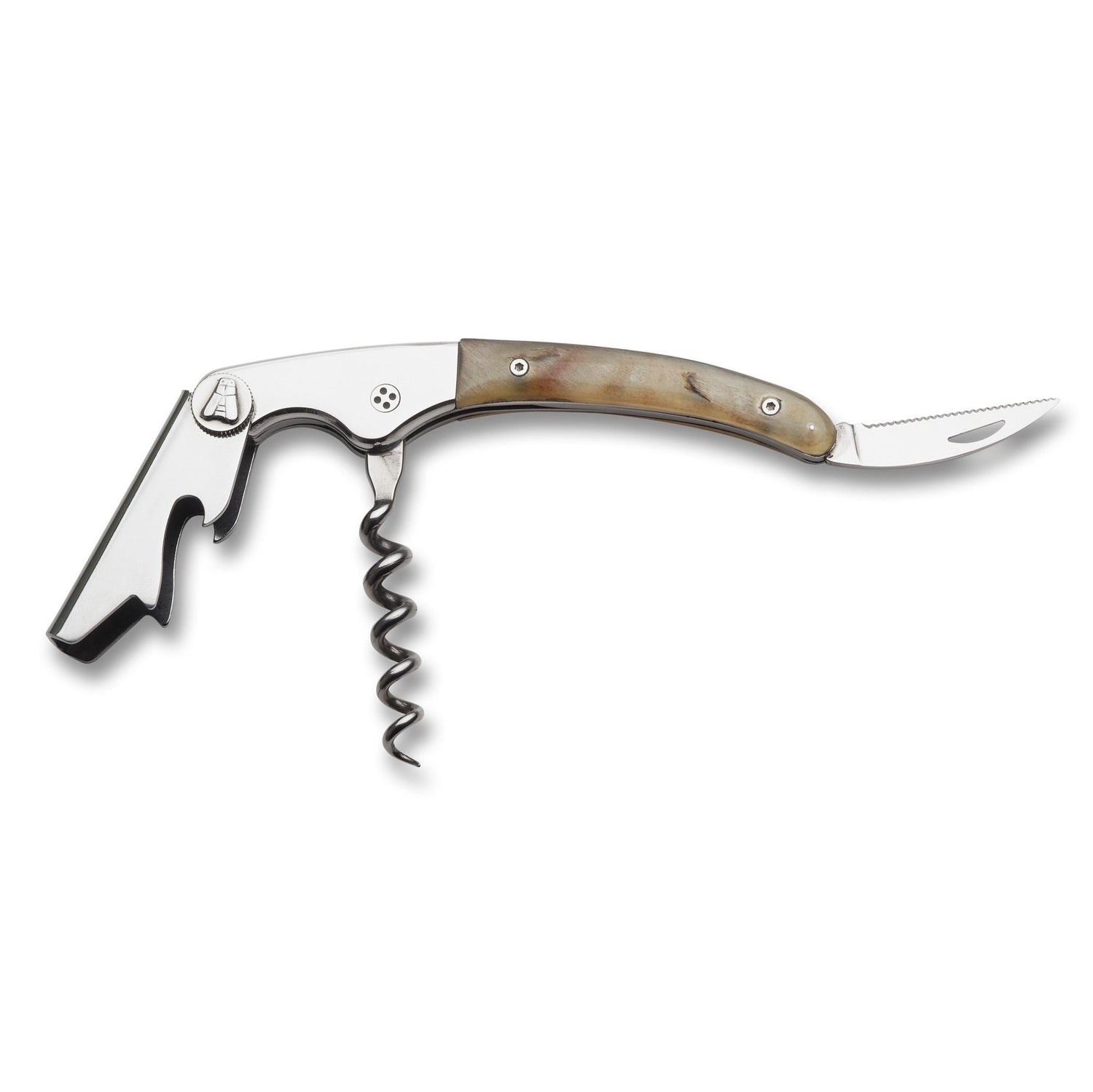 Claude Dozorme Clos Laguiole Corkscrew, Horn Handle Corkscrew Claude Dozorme 