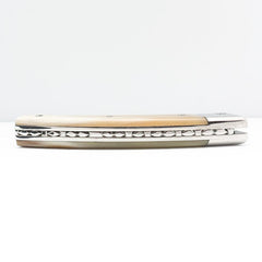 Claude Dozorme RLT 693 Le Thiers Hand-Decorated Folding Pocket Knife, Light Horn Pocket Knife Claude Dozorme 