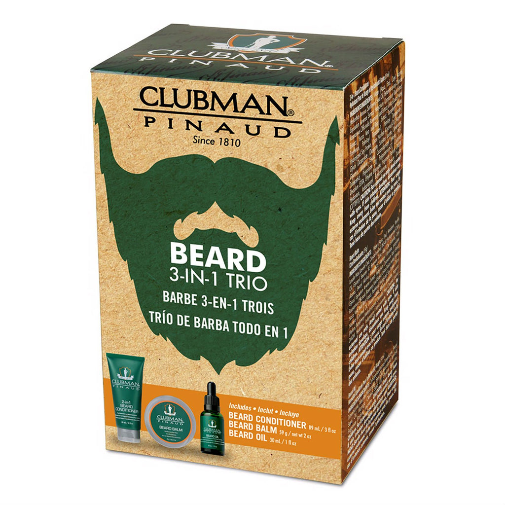 Clubman Pinaud Beard Pack Beard and Moustache Grooming Clubman 