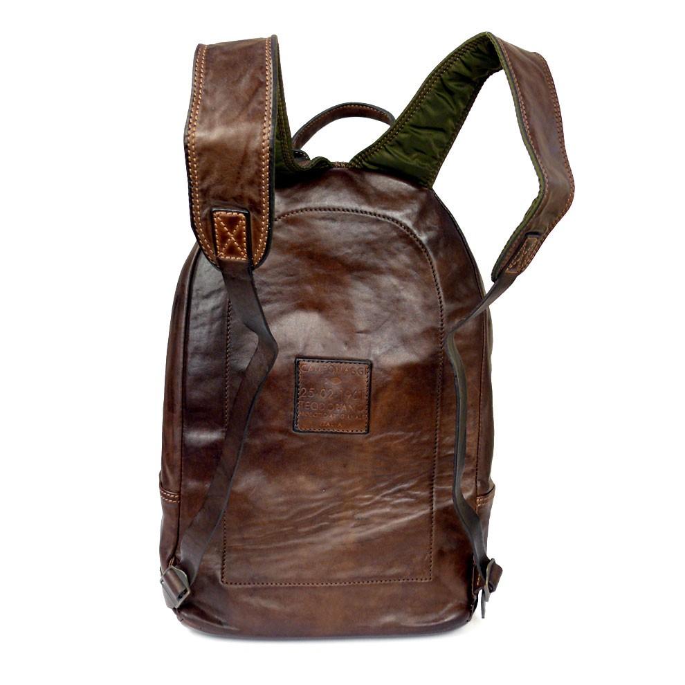 Campomaggi Leather Backpack with Front Zip Backpack Campomaggi 