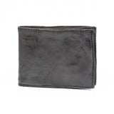 Campomaggi Horizontal Leather Wallet Leather Wallet Campomaggi Aged Black 