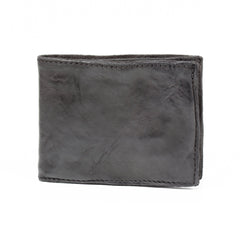 Campomaggi Horizontal Leather Wallet Leather Wallet Campomaggi Aged Black 