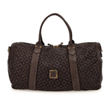 Campomaggi Aron Weekend Bag, Star Laser Print overnight bag Campomaggi Dark Brown 