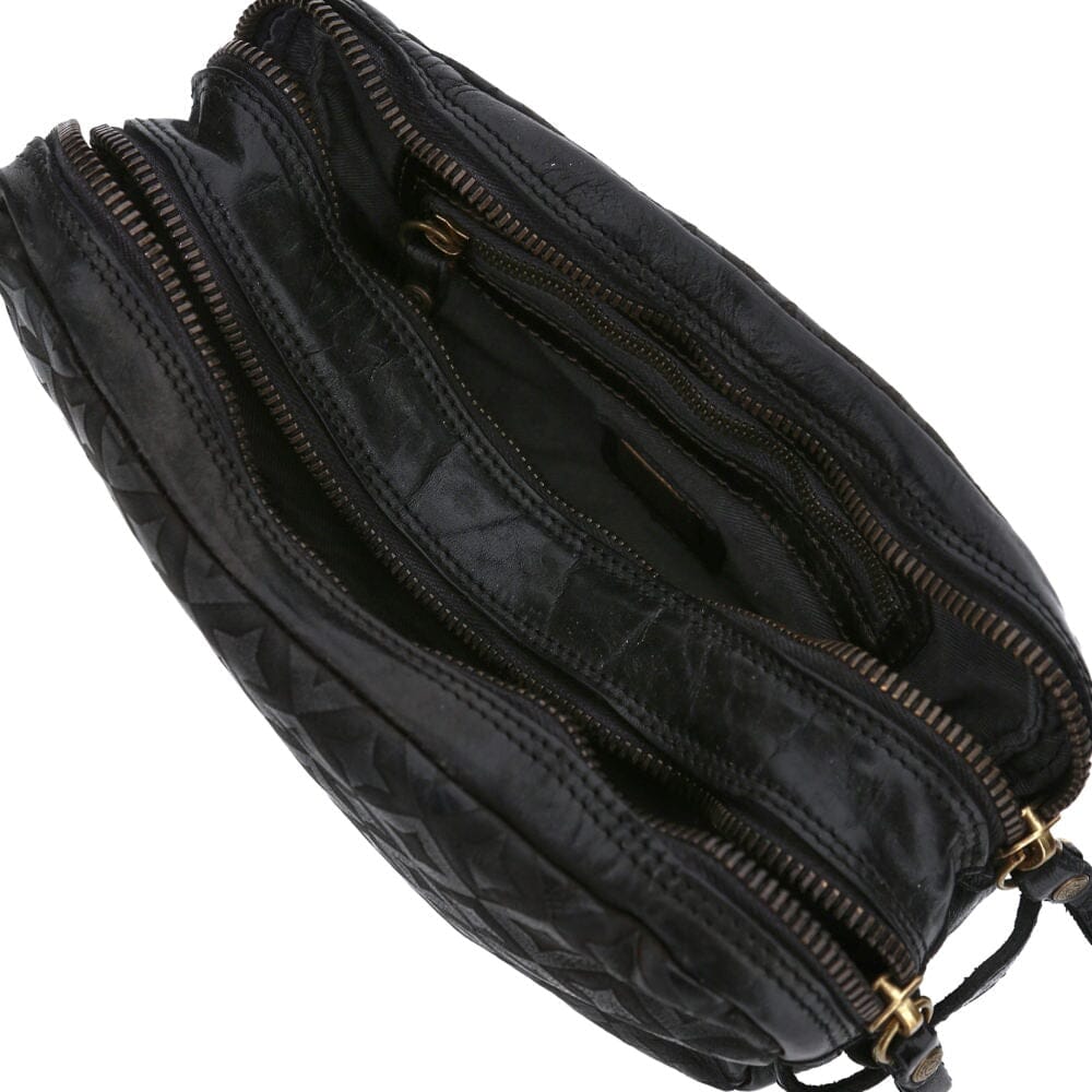 Campomaggi Aron Leather Toiletry Bag, Star Laser Print Toiletry Bag Campomaggi 