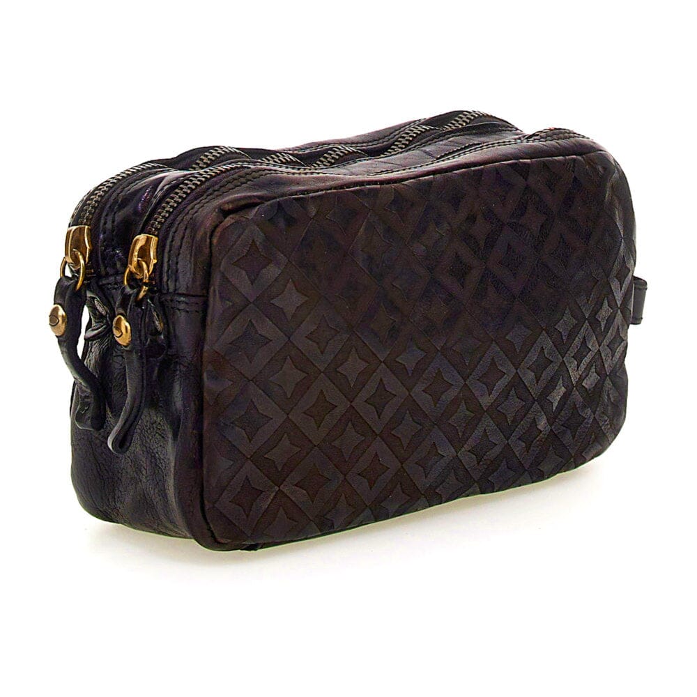 Campomaggi Aron Leather Toiletry Bag, Star Laser Print Toiletry Bag Campomaggi 