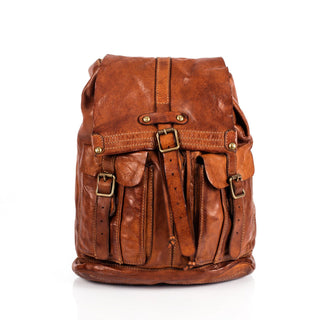 Campomaggi C1880 Leather Backpack, Cognac Leather Briefcase Campomaggi 