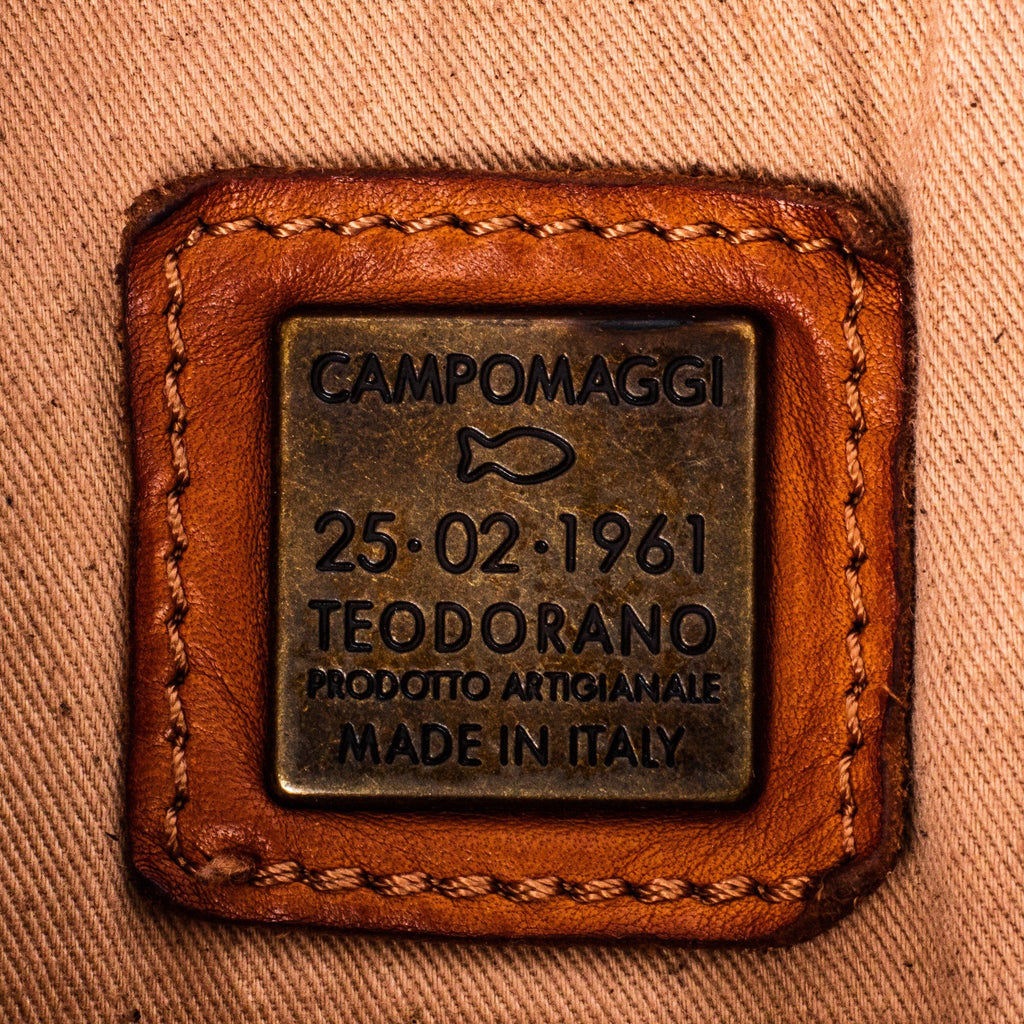 Campomaggi C1880 Leather Backpack, Cognac Leather Briefcase Campomaggi 