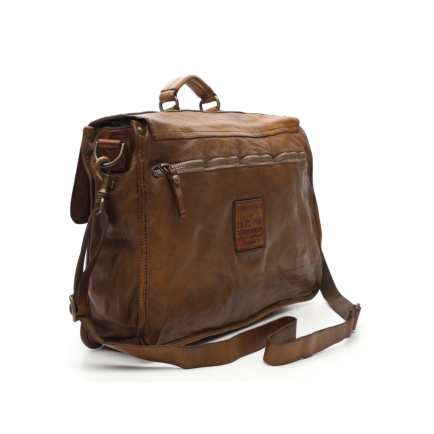 Campomaggi Messenger Bag, Military Green – Fendrihan Canada
