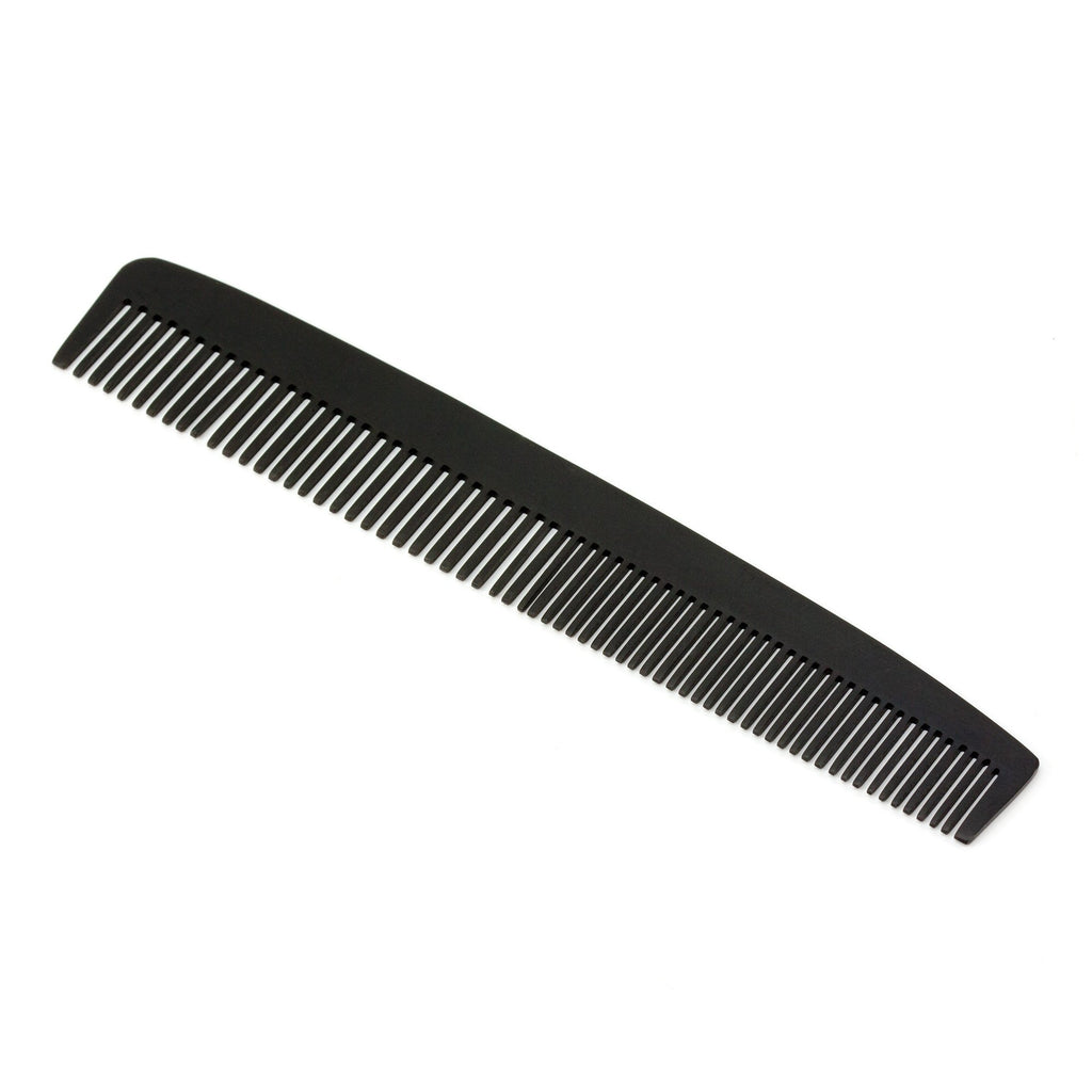 Cyril R Salter Metal Double-Tooth Barber Comb, 150mm Comb Cyril R. Salter Black Metal 