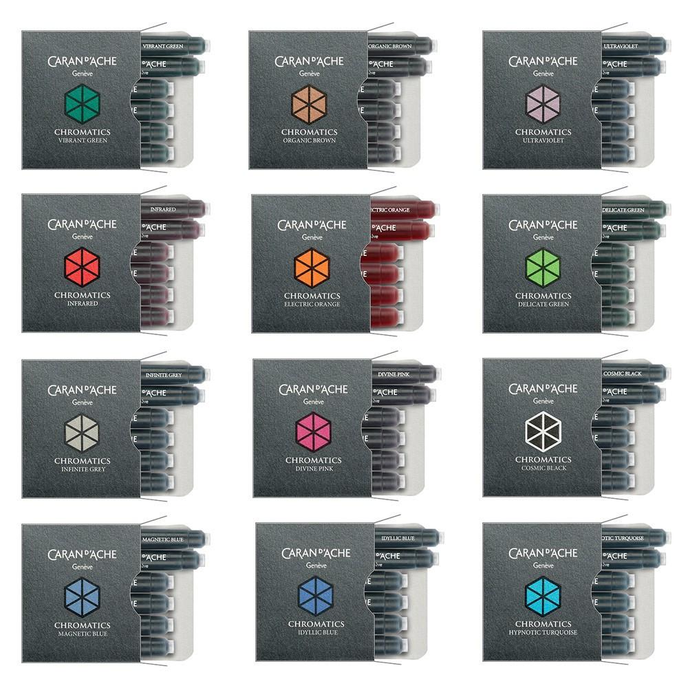 Caran d'Ache Chromatics Fountain Pen Ink Cartridges Ink Refill Caran d'Ache 