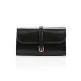 Daines & Hathaway Military Wet Pack Grooming Travel Case Daines & Hathaway Black Bridle Leather with Black Lining 