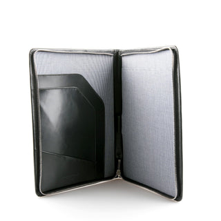 Daines & Hathaway A4 Conference Folder, Bridle Black Leather Conference Folder Daines & Hathaway 