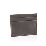 Daines & Hathaway Double Card Case, Brooklyn Gunsmoke Leather Wallet Daines & Hathaway 