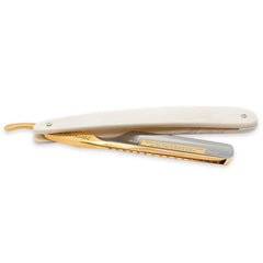 DOVO "Bismarck" Straight Razor 6/8", Imitation Pearl Handle Straight Razor DOVO 