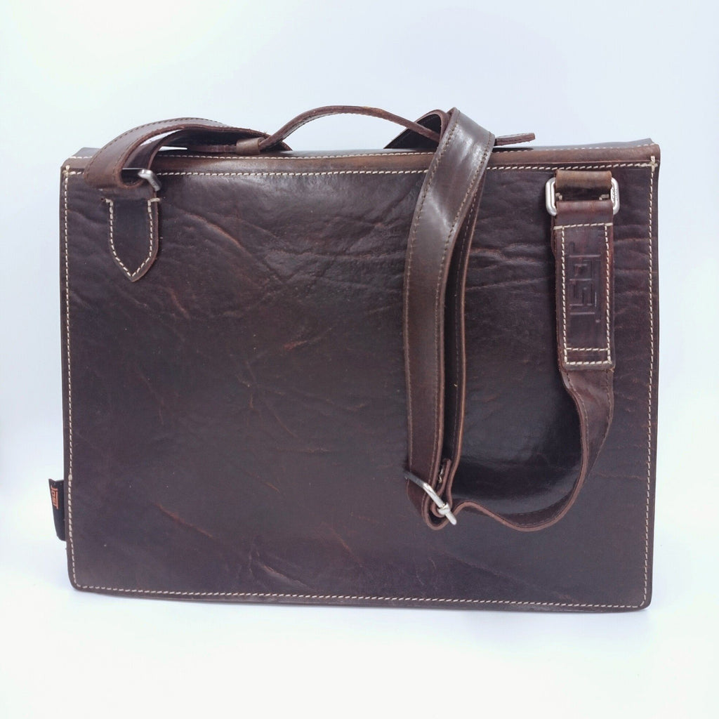 Jost Bronx Leather Briefcase, Cognac Leather Briefcase Jost 