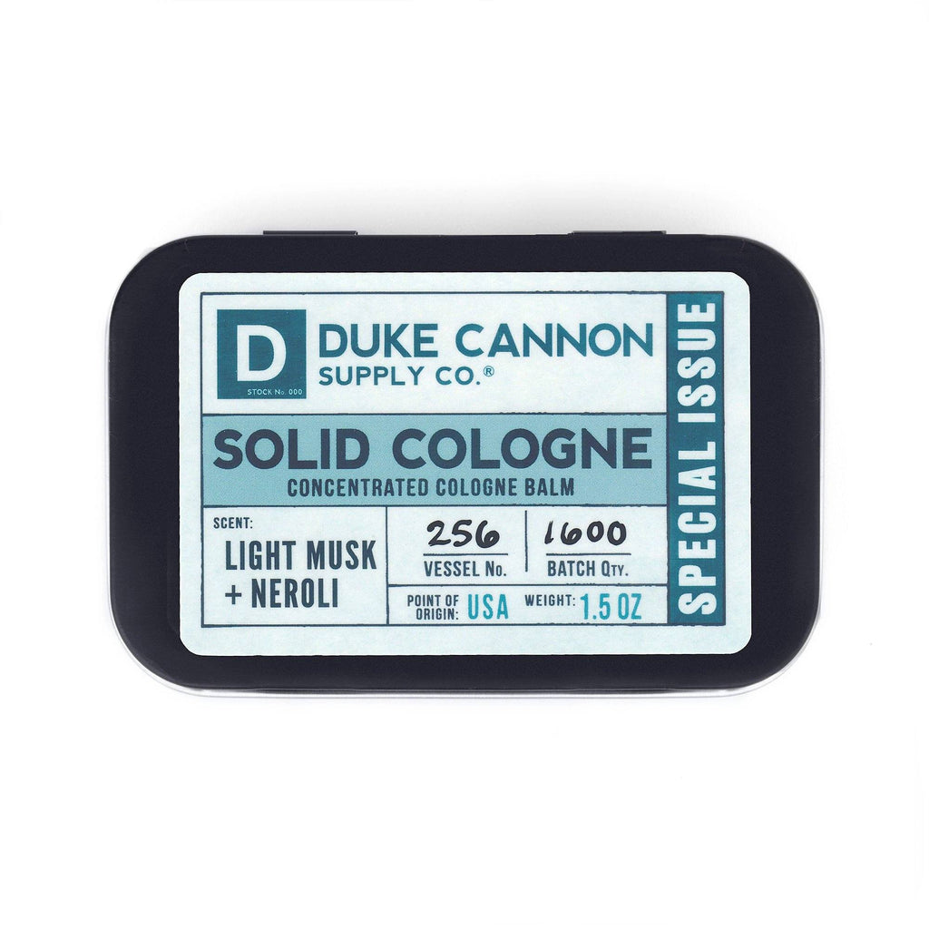 Duke Cannon Solid Cologne, Special Issue Men's Fragrance Duke Cannon Supply Co Light Musk & Neroli 