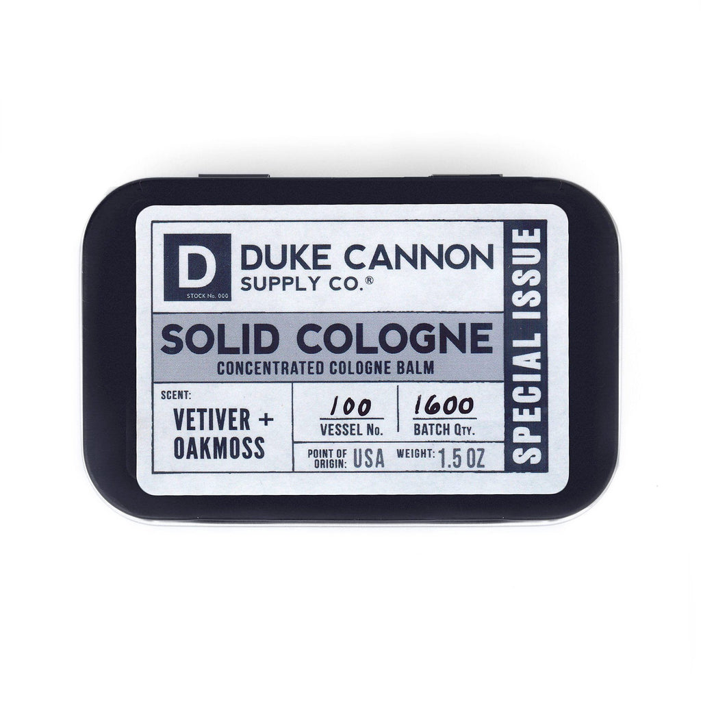 Duke Cannon Solid Cologne, Special Issue Men's Fragrance Duke Cannon Supply Co Vetiver & Oakmoss 