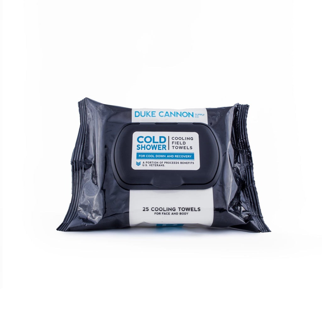 Duke Cannon Cold Shower Cooling Field Towels for Face and Body Shower Sheet Duke Cannon Supply Co 
